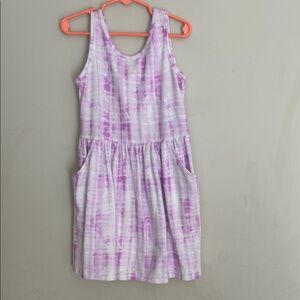 Cat & Jack Lavender Tie-Dye Dress